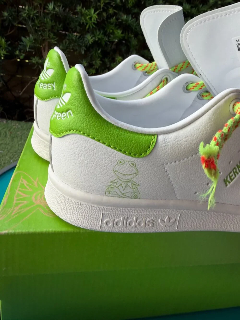 Adidas Stan Smith x Kermit Disney Sneakers Men’s 8.5 Green FX5550